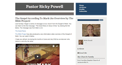 Desktop Screenshot of pastorrickypowell.com